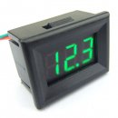 DC Three wire Voltage Panel Meter 0.36" DC 0-30.0V Red/Blue/Yellow/Green LED Digital Voltmeter DC Volts Measure Meter