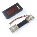 100A Digital Ammeter Current Panel Meter with Shunt DC Amp Gauge Red LED Tester
